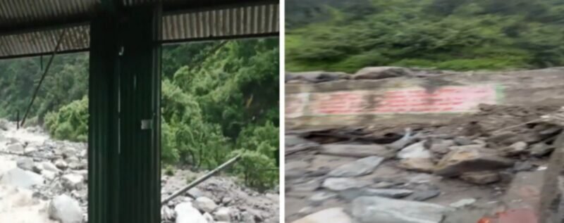 उत्तरकाशी : बारिश से यमुनोत्री में भारी नुकसान