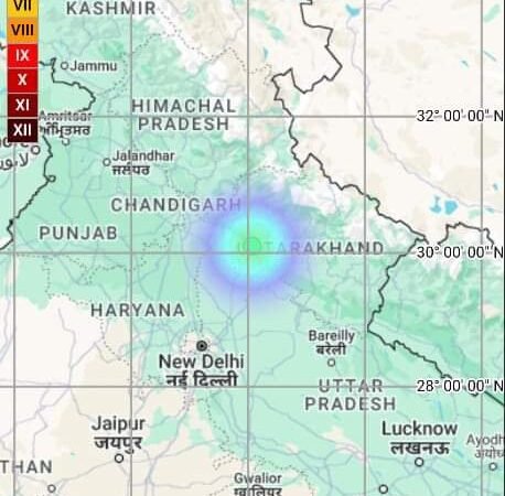 उत्तराखंड: देहरादून में भूकंप, इतनी थी तीव्रता