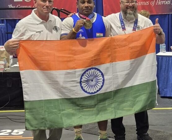 विश्व पुलिस एवं फायर गेम्स अमेरिका 2025:  भारत के मुकेश पाल ने क्वालिफाई राउंड में जीता कांस्य, अब 6 जुलाई को स्वर्ण पदक के लिए भिड़ंत