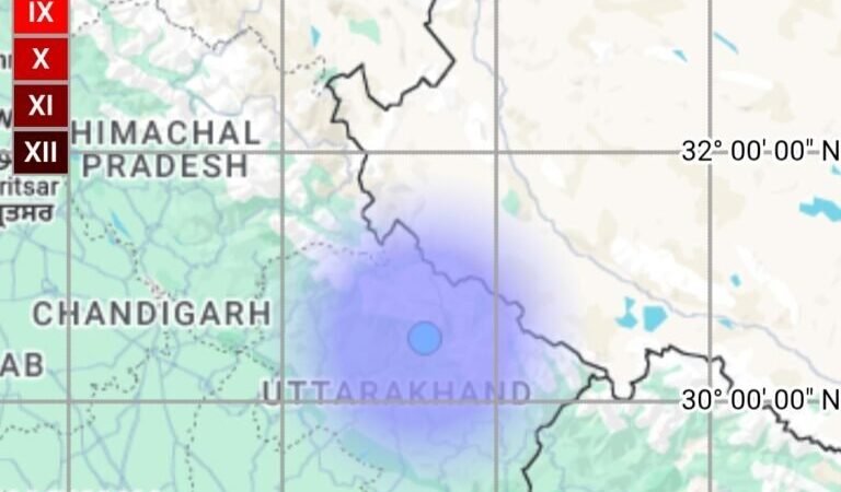 उत्तराखंड में देर रात को फिर आया भूकंप, इतनी थी तीव्रता