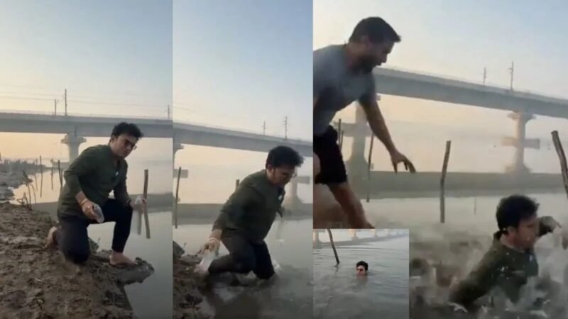 रील के चक्कर में सीधे यमुना में जा गिरे BJP विधायक, AAP नेता ने चुटकी लेकर कसा तंज