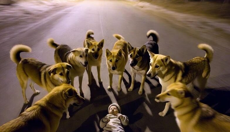 मां-बाप ने सड़क पर फेंका नवजात, आवारा कुत्तों ने रातभर की रखवाली; इंसान चुप रहे, जानवर बन गए फरिश्ते