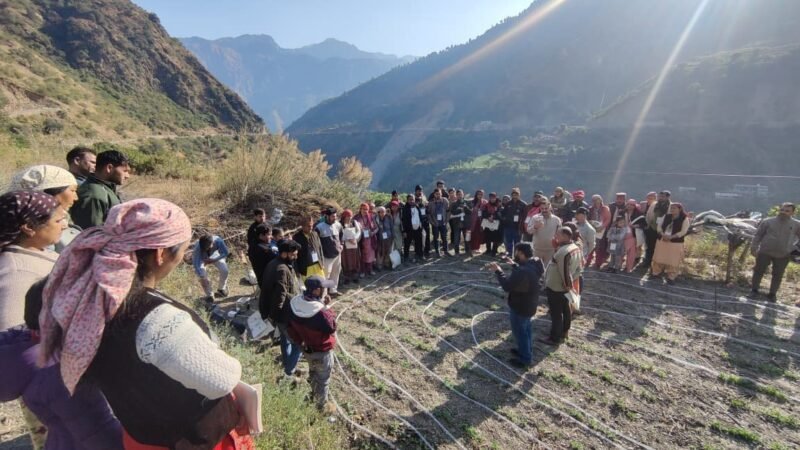 IIT रुड़की की ‘अनुगूंज’ परियोजना के तहत चकराता में आयोजित किया गया सोलर आधारित कृषि तकनीक प्रशिक्षण कार्यक्रम 