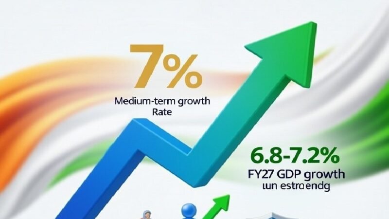 आर्थिक सर्वेक्षण 2025-26: भारत की मध्यम अवधि विकास दर 7% पर, FY27 में GDP ग्रोथ 6.8-7.2% अनुमानित