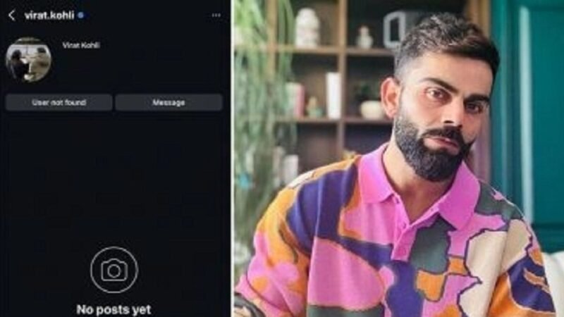 इंस्टाग्राम से अचानक गायब हो गया था विराट कोहली का अकाउंट, 8 घंटे तक क्यों रहा?