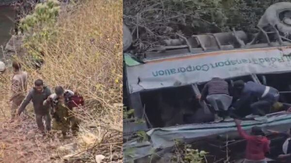 उतराखंड में बड़ा बस हादसा :  हिमाचल रोडवेज की बस गहरी खाई में गिरी, 30 से अधिक यात्री थे सवार