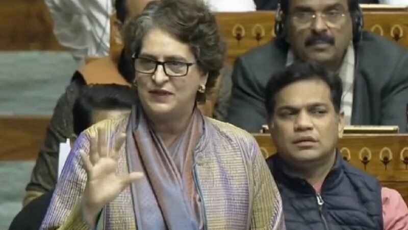 प्रधानमंत्री मोदी लोकसभा स्पीकर के पीछे छिप रहे हैं, प्रियंका गांधी का तीखा पलटवार