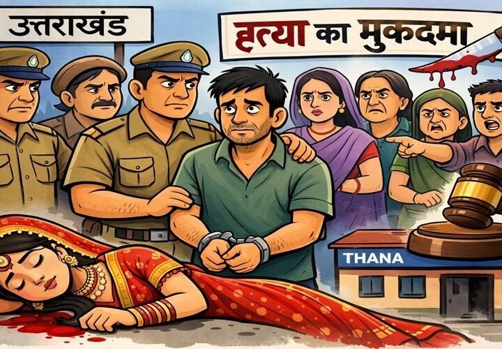 उत्तराखंड : नवविवाहिता की संदिग्ध मौत, पति समेत 5 पर हत्या का मुकदमा, पति गिरफ्तार