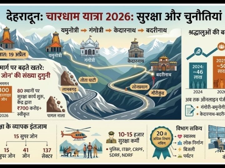 चारधाम यात्रा 2026: बढ़ती श्रद्धालुओं की संख्या के बीच ‘डेंजर जोन’ बने बड़ी चुनौती
