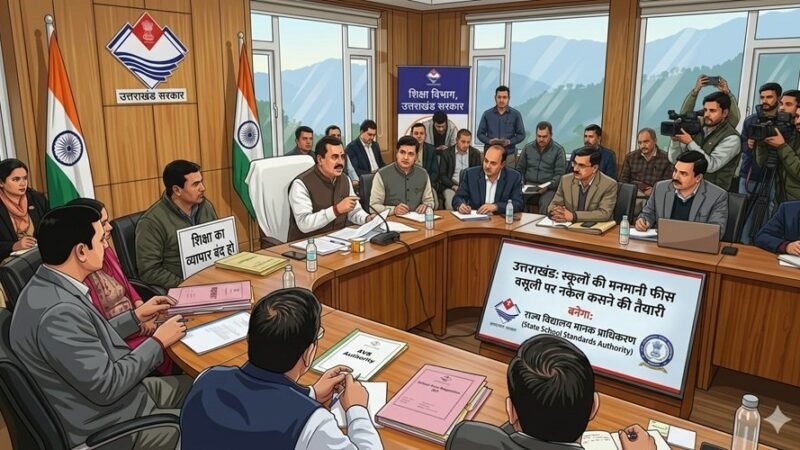 उत्तराखंड: स्कूलों की मनमानी फीस वसूली पर नकेल कसने कि तैयारी, बनेगा राज्य विद्यालय मानक प्राधिकरण