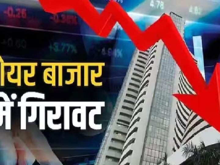 शेयर बाजार में भारी गिरावट, सेंसेक्स 1,092 अंक टूटा