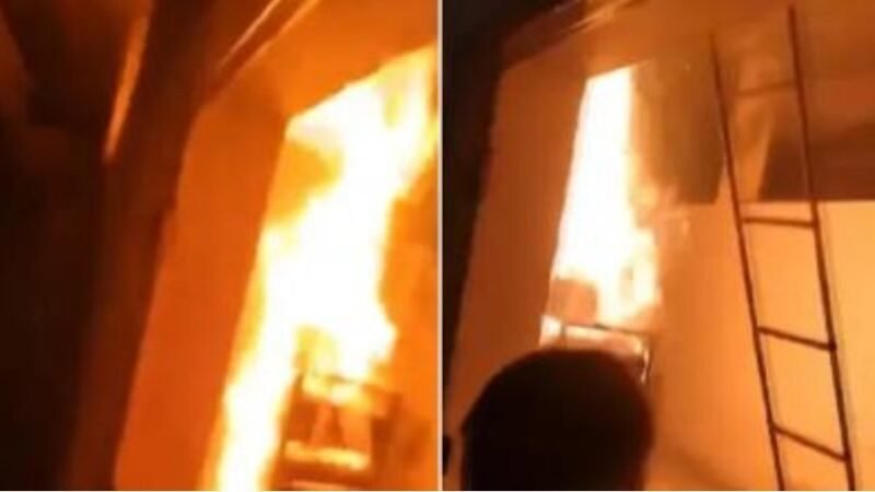 एसी में ब्लास्ट से लगी भीषण आग, 9 लोगों की मौत, कई झुलसे