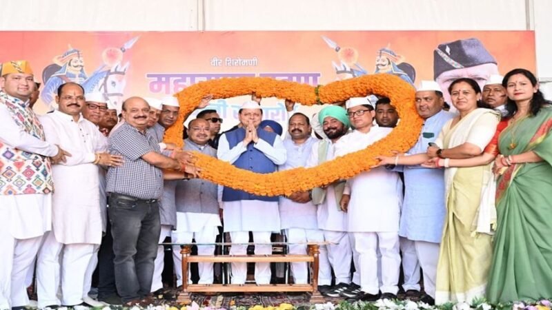 नानकमत्ता में महाराणा प्रताप जयंती समारोह में शामिल हुए मुख्यमंत्री धामी
