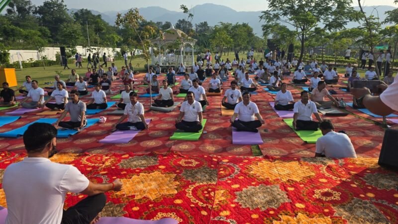 उत्तराखंड: अंतर्राष्ट्रीय योग दिवस पर योग महाकुंभ एमडीडीए ने किया आयोजन