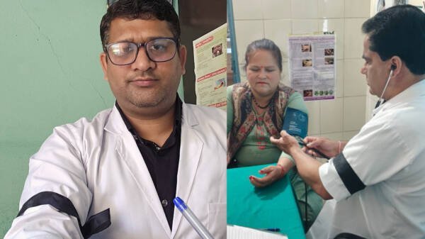 उत्तराखंड : आयुर्वेदिक चिकित्सकों का सांकेतिक विरोध, काली पट्टी बांधकर जताया रोष