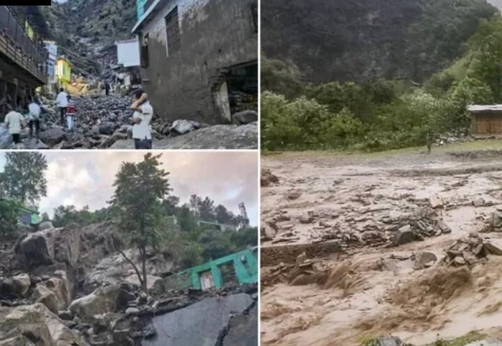 भारी बारिश से अचानक बाढ़, हाईवे बंद, कई घर, दुकानें और वाहन क्षतिग्रस्त