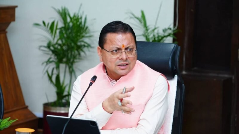 तमक नाला आपदा पर सीएम धामी की सीधी नजर, राहत-बचाव और कनेक्टिविटी बहाली के निर्देश