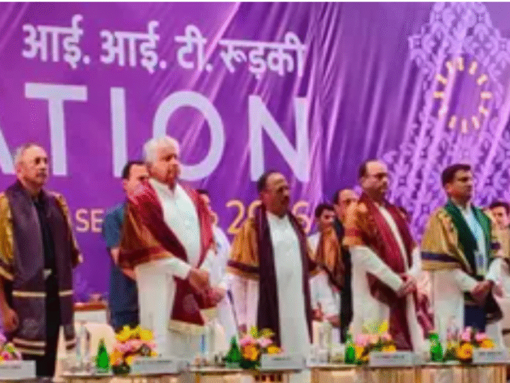 IIT रुड़की के दीक्षांत समारोह में पहुंचे NSA अजीत डोभाल और CDS जनरल सुब्रमणि