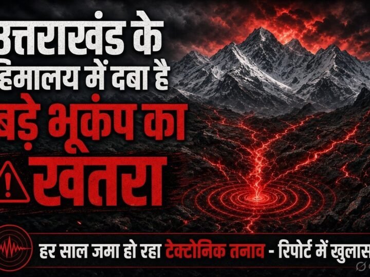 उत्तराखंड के हिमालय में दबा है बड़े भूकंप का खतरा, रिपोर्ट में खुलासा…हर साल जमा हो रहा टेक्टोनिक तनाव