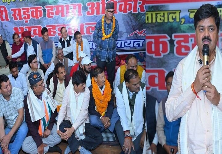 बीरोंखाल में आंदोलनकारियों से मिले गणेश गोदियाल, नयार घाटी की मांगों का किया समर्थन